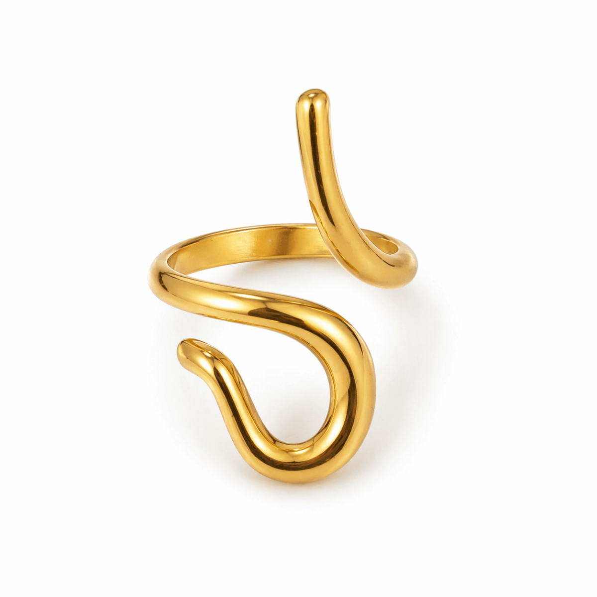 Anel Organico Retorcido - Yarin Semijoias