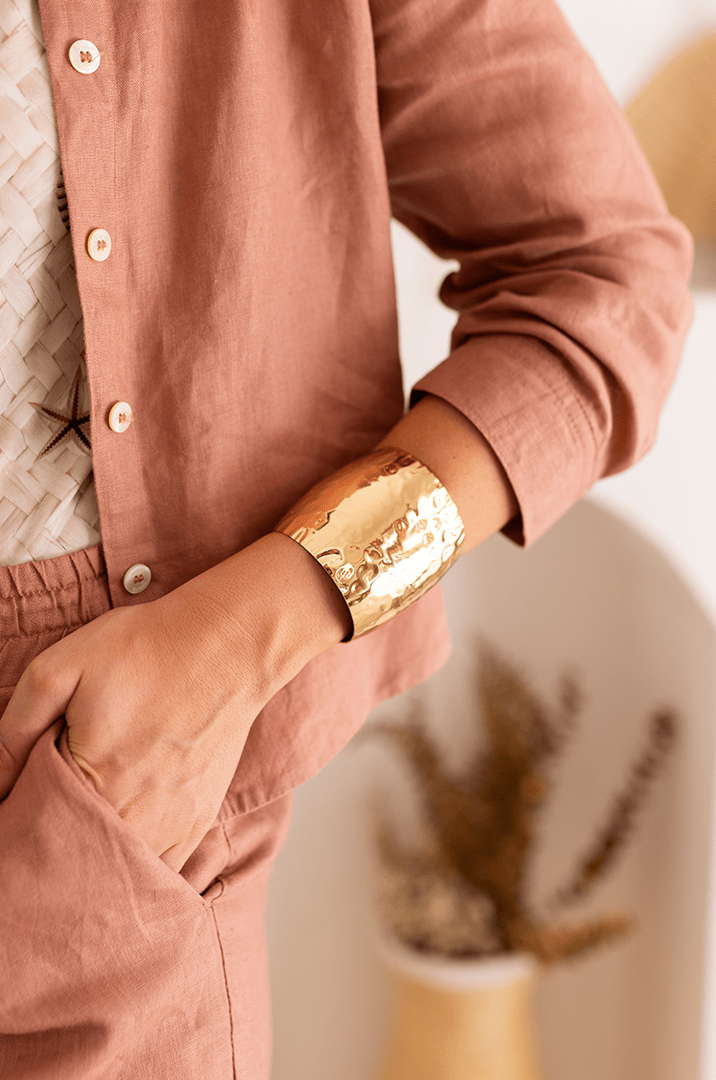 Bracelete Maxi Organico - Yarin Semijoias