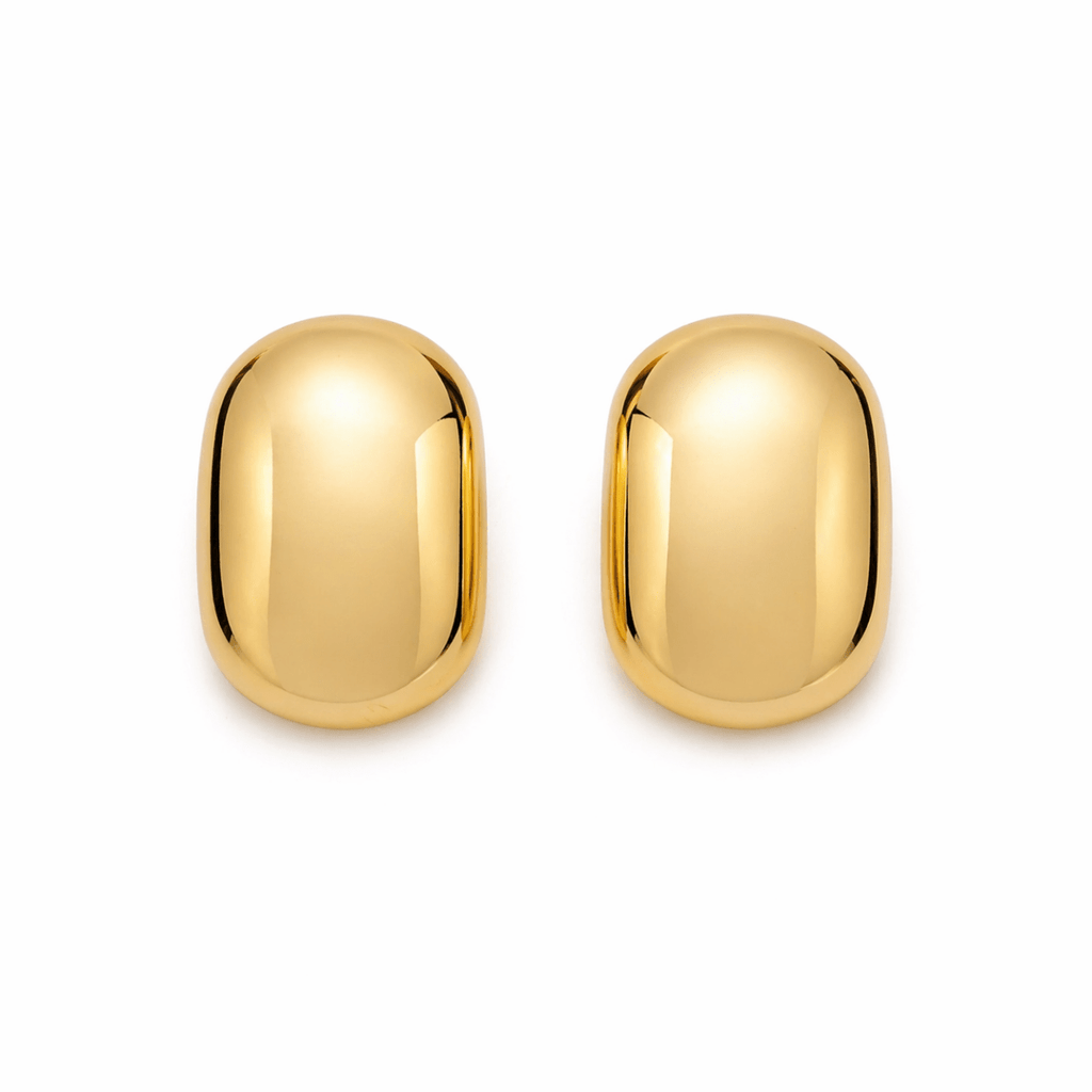 Brinco Abaulado Elegance - Yarin Semijoias