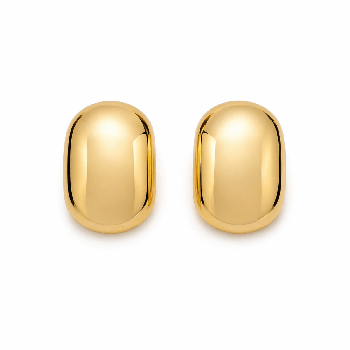 Brinco Abaulado Elegance - Yarin Semijoias