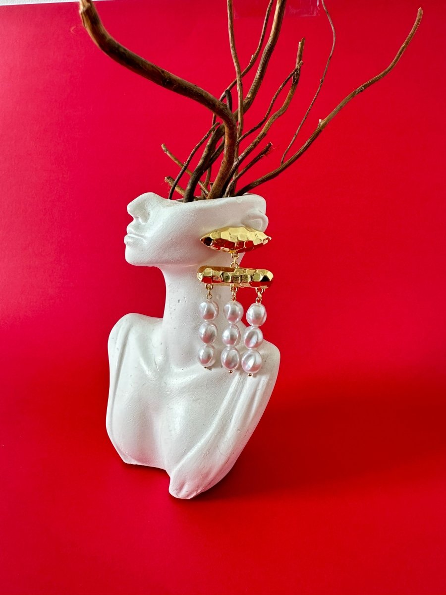 Brinco de Pérola Grande - Yarin Semijoias