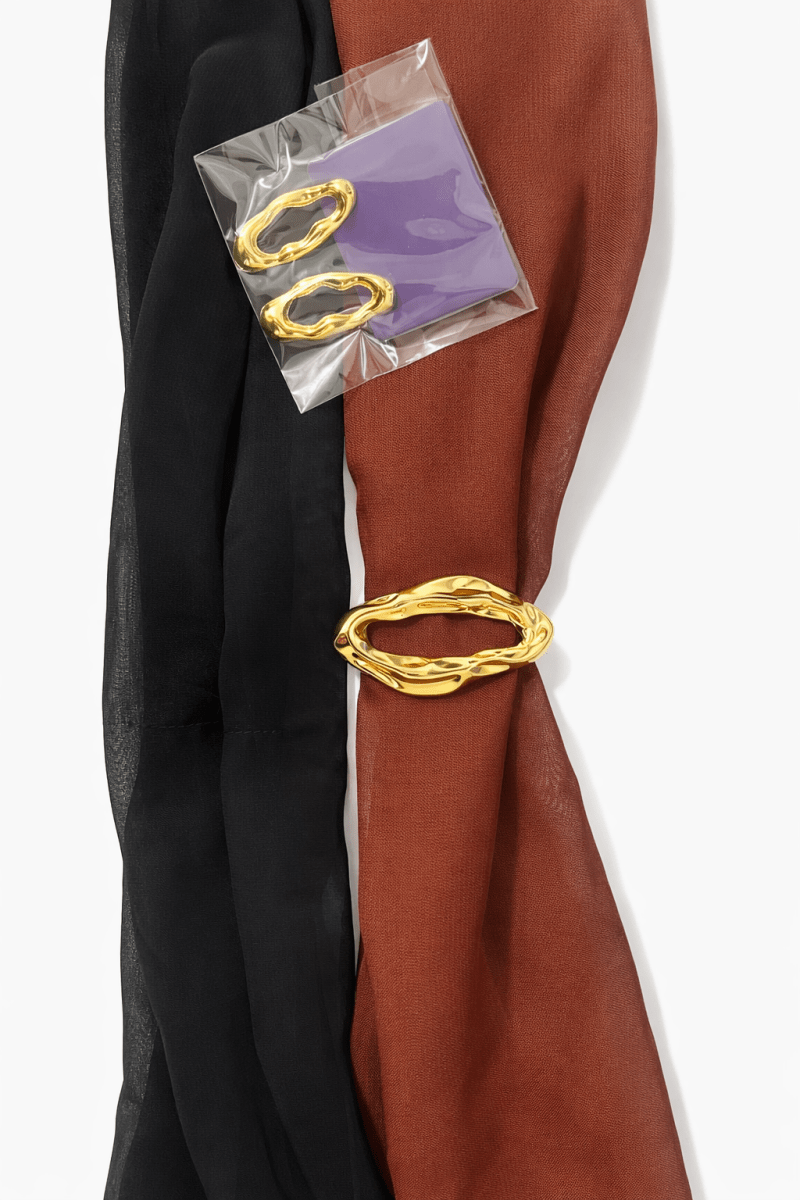Choker de Tecido 2 em 1 com Brinco - Yarin Semijoias