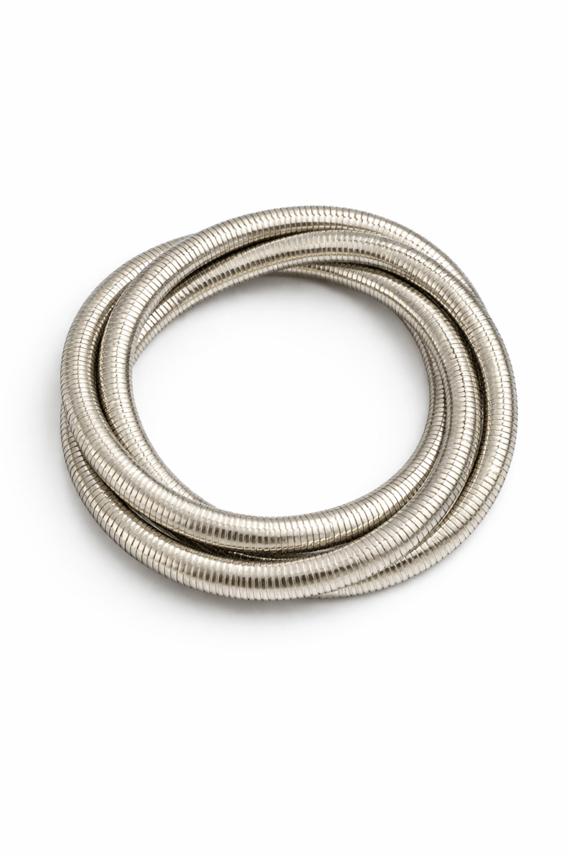 Colar e Pulseira de Mola 2 em 1 - Yarin Semijoias