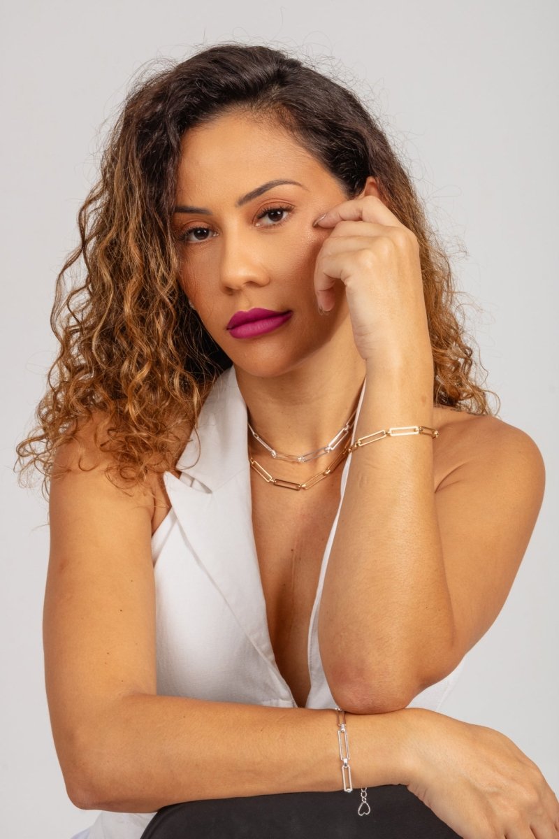 Colar Elo 35 cm - Yarin Semijoias