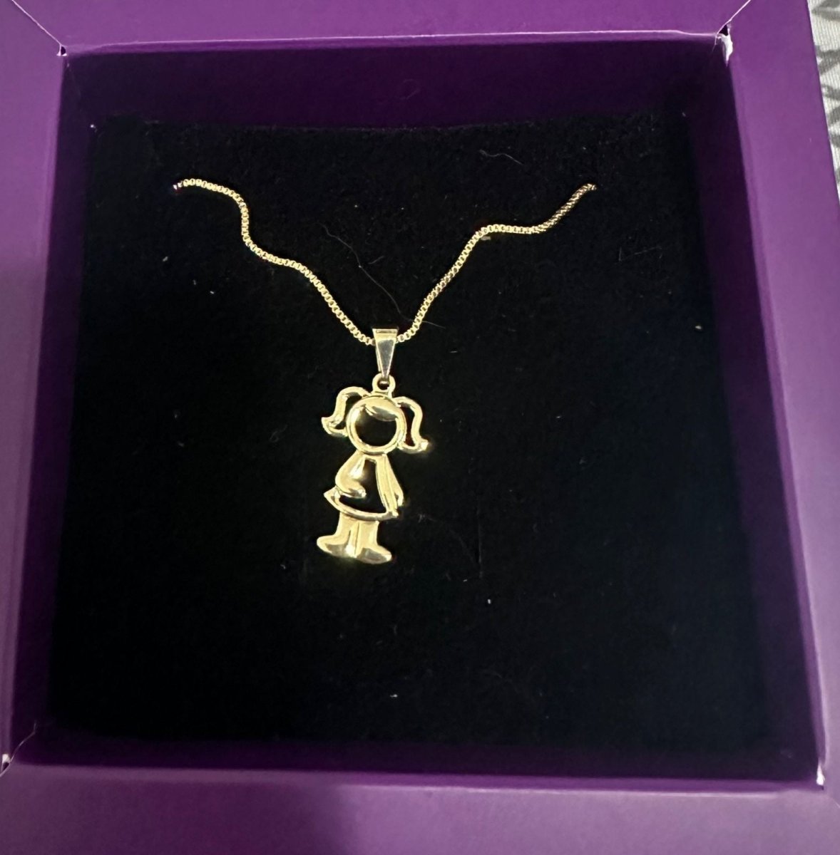 Colar veneziana com Boneco - Yarin Semijoias