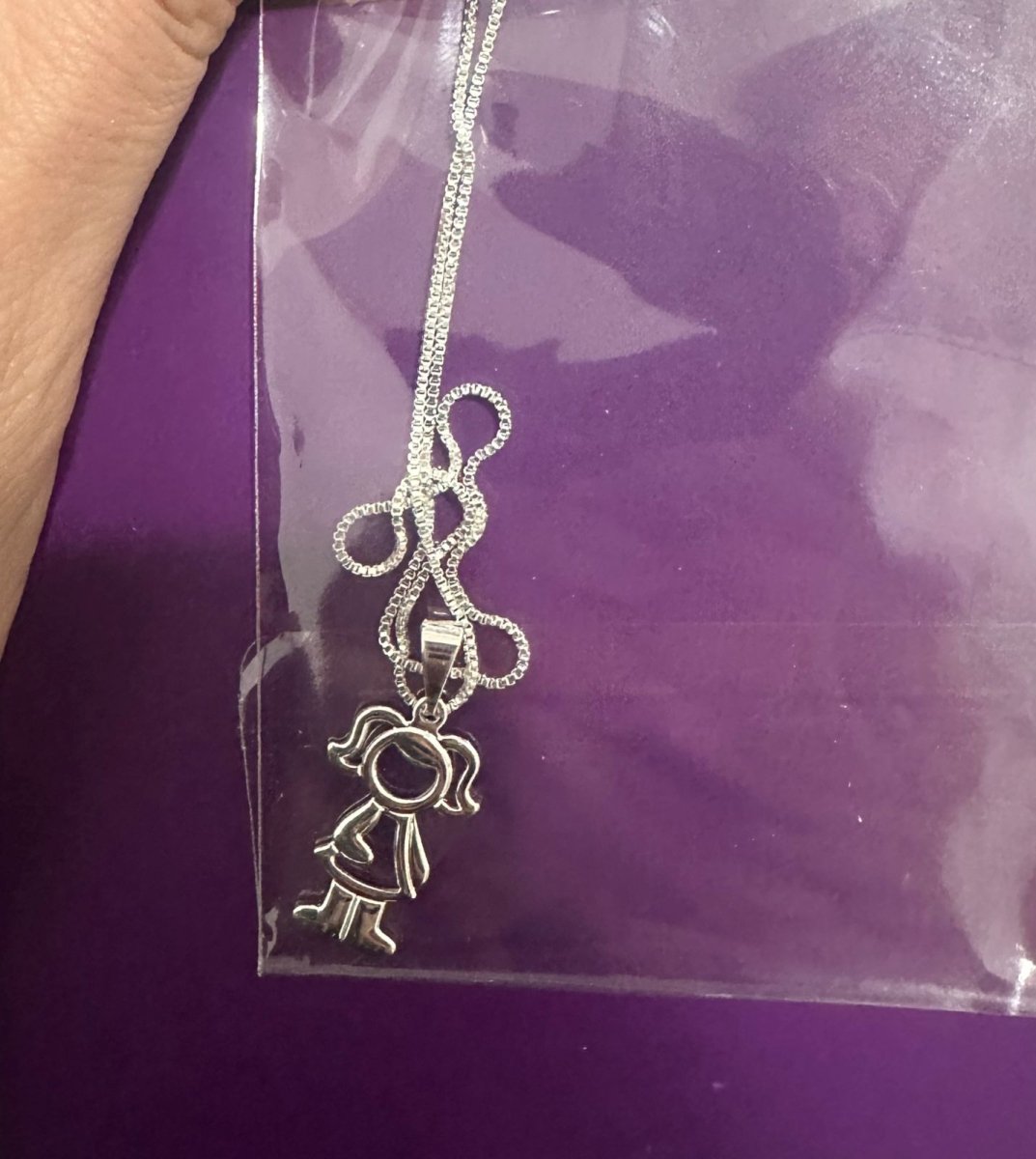 Colar veneziana com Boneco - Yarin Semijoias