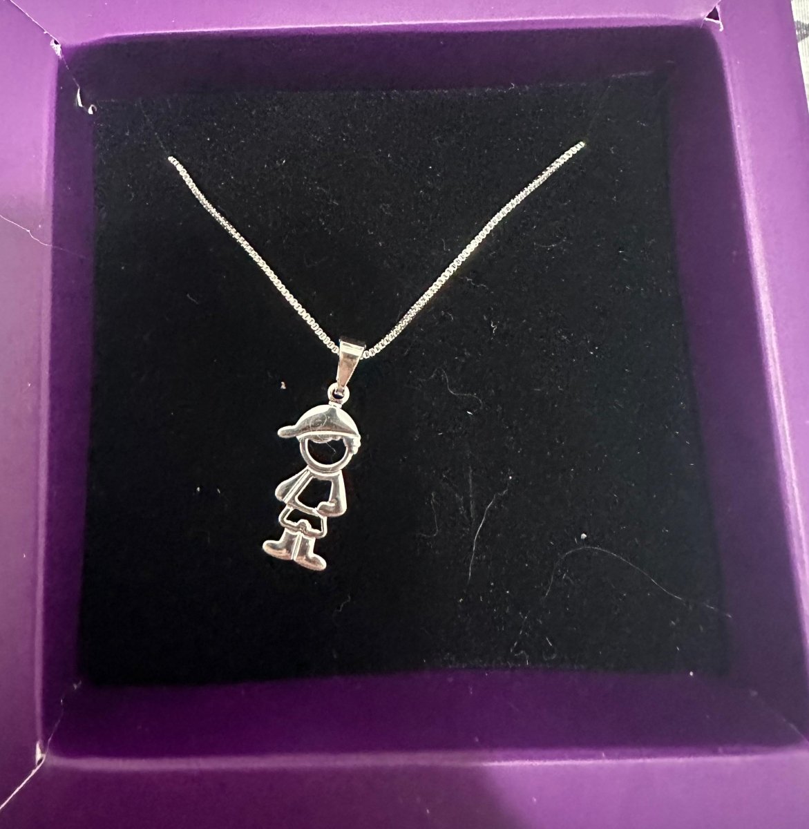 Colar veneziana com Boneco - Yarin Semijoias