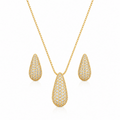 Conjunto Zirconia Gota - Yarin Semijoias